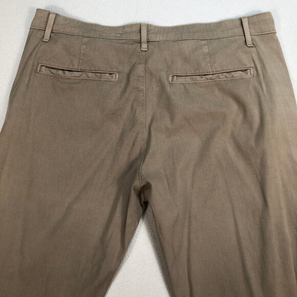 Adriano Goldschmied Pants Men's 34x28 Beige Caden Tailored‎ Trouser Tapered 31R - Picture 8 of 16